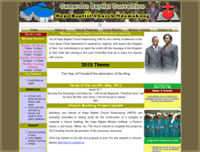 Tablet Screenshot of hbcndamukong.org